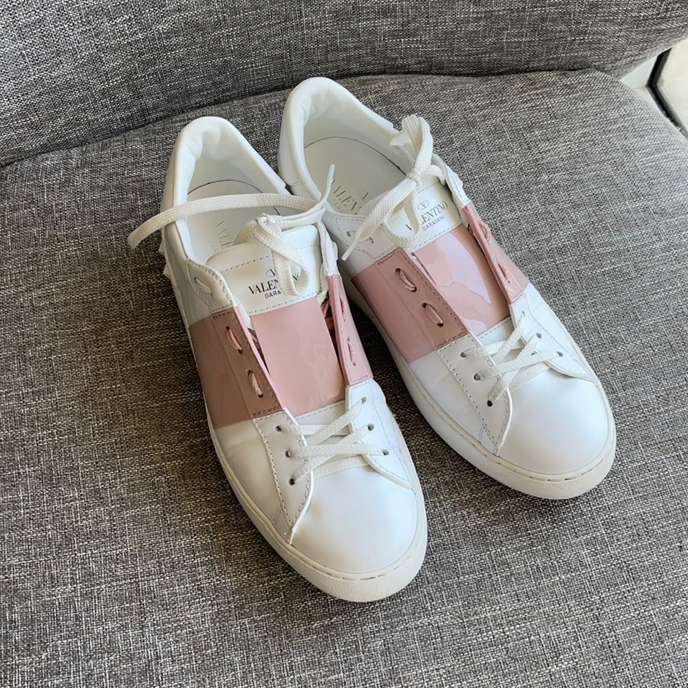 Valentino Sneakers white / rose - size 41 - Picture 2 of 8